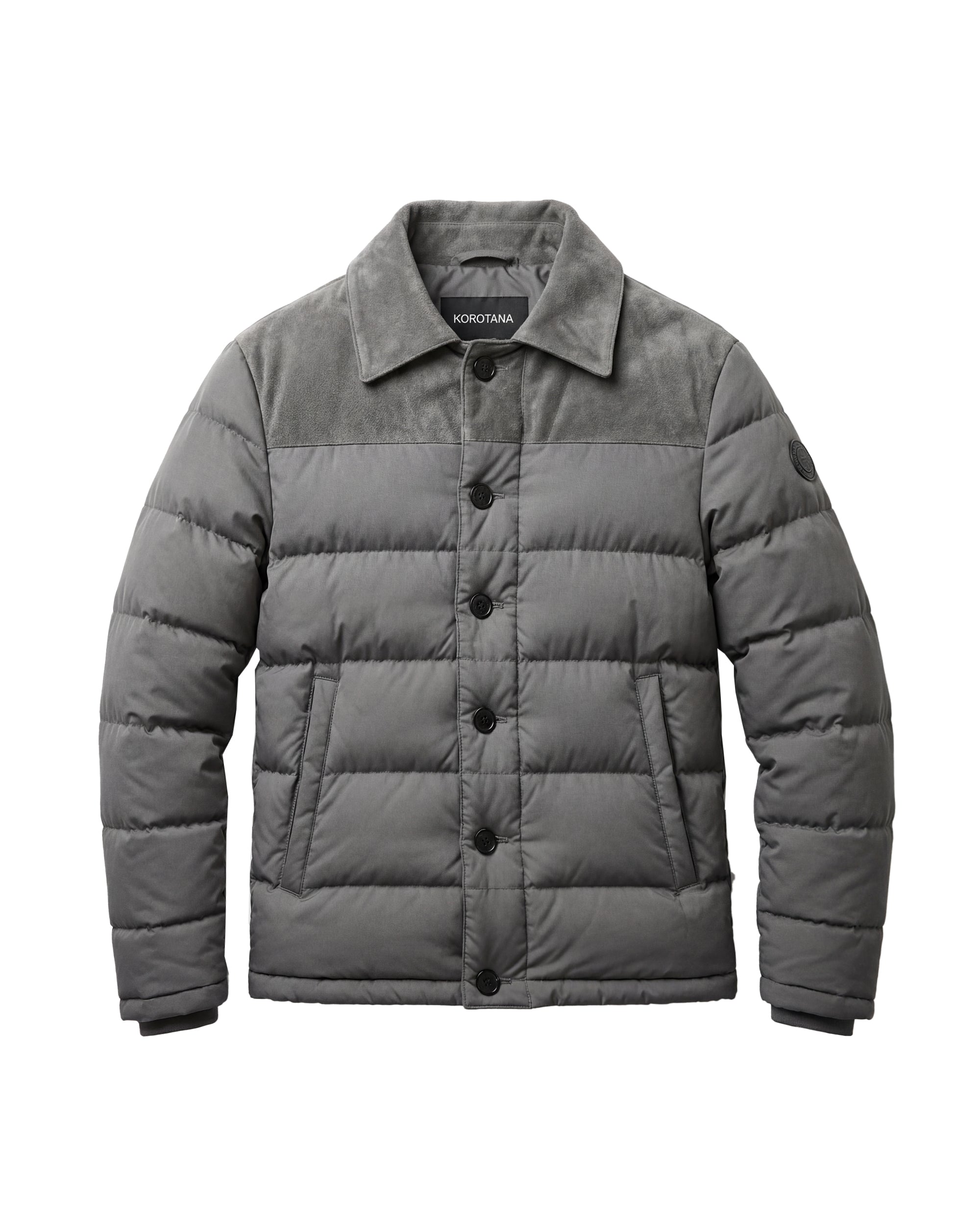 The Ashford Suede Puffer Jacket