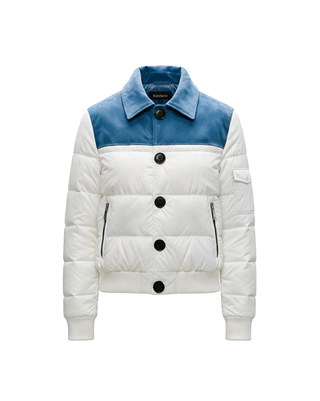 The Glacier Suede Puffer