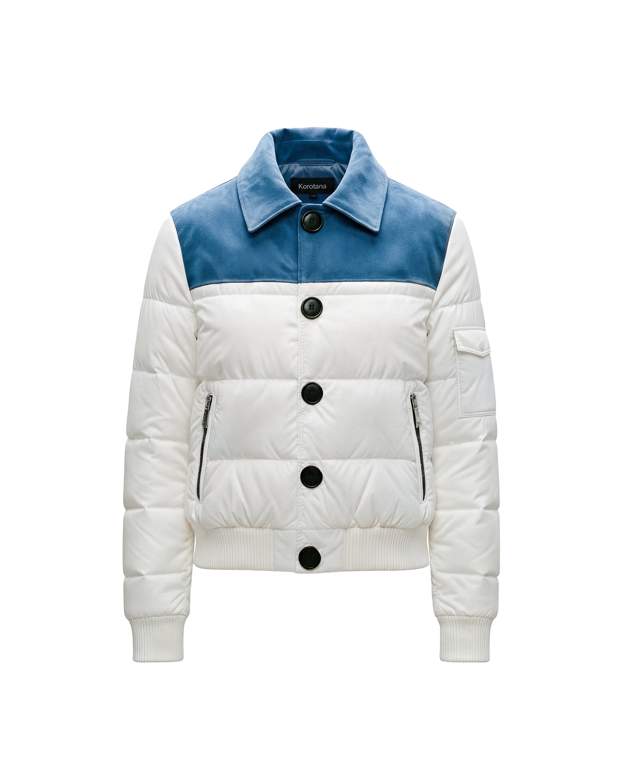 The Glacier Suede Puffer