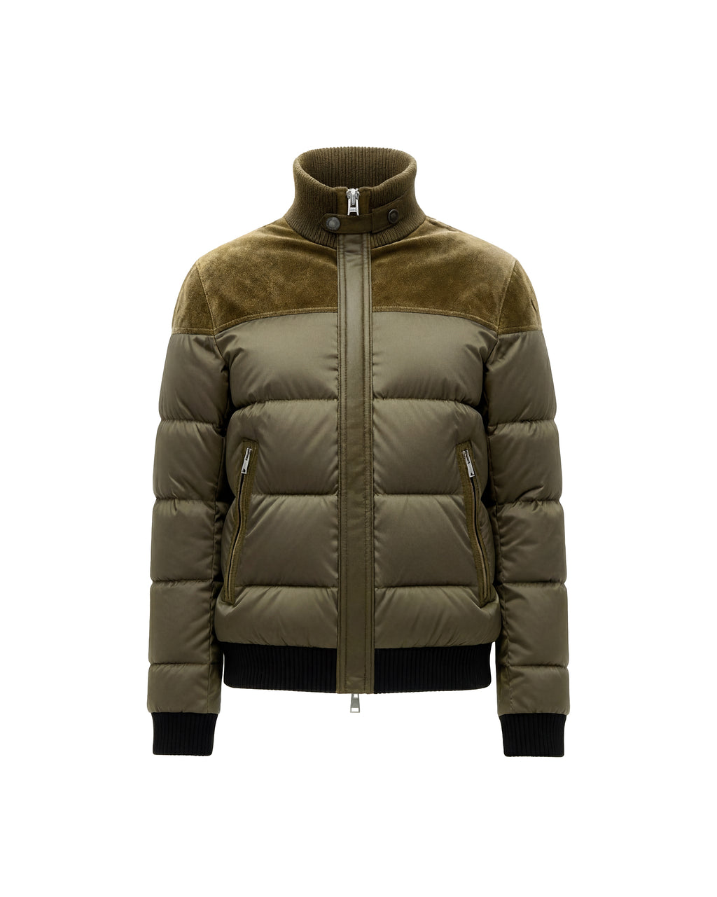 The MossWood Suede Puffer Jacket