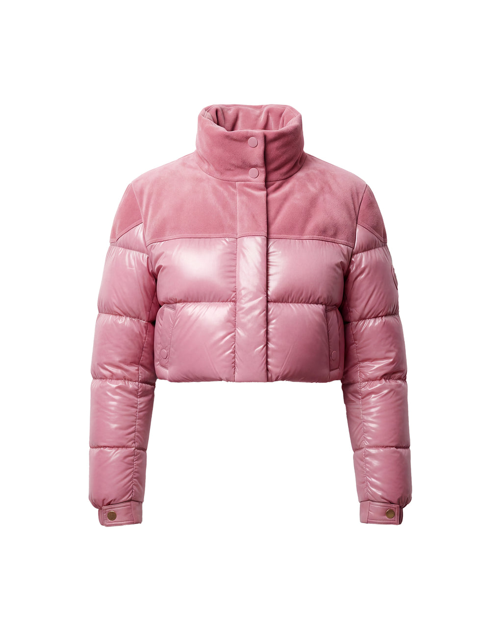 The Rose Eclat Suede Puffer Jacket