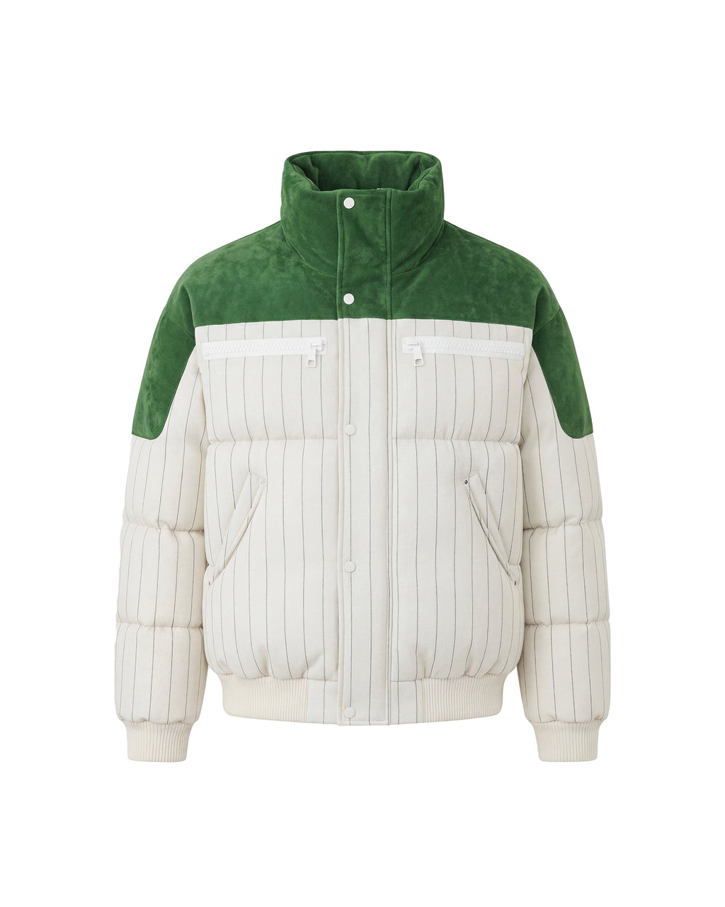 The Verdoux Suede Puffer Jacket