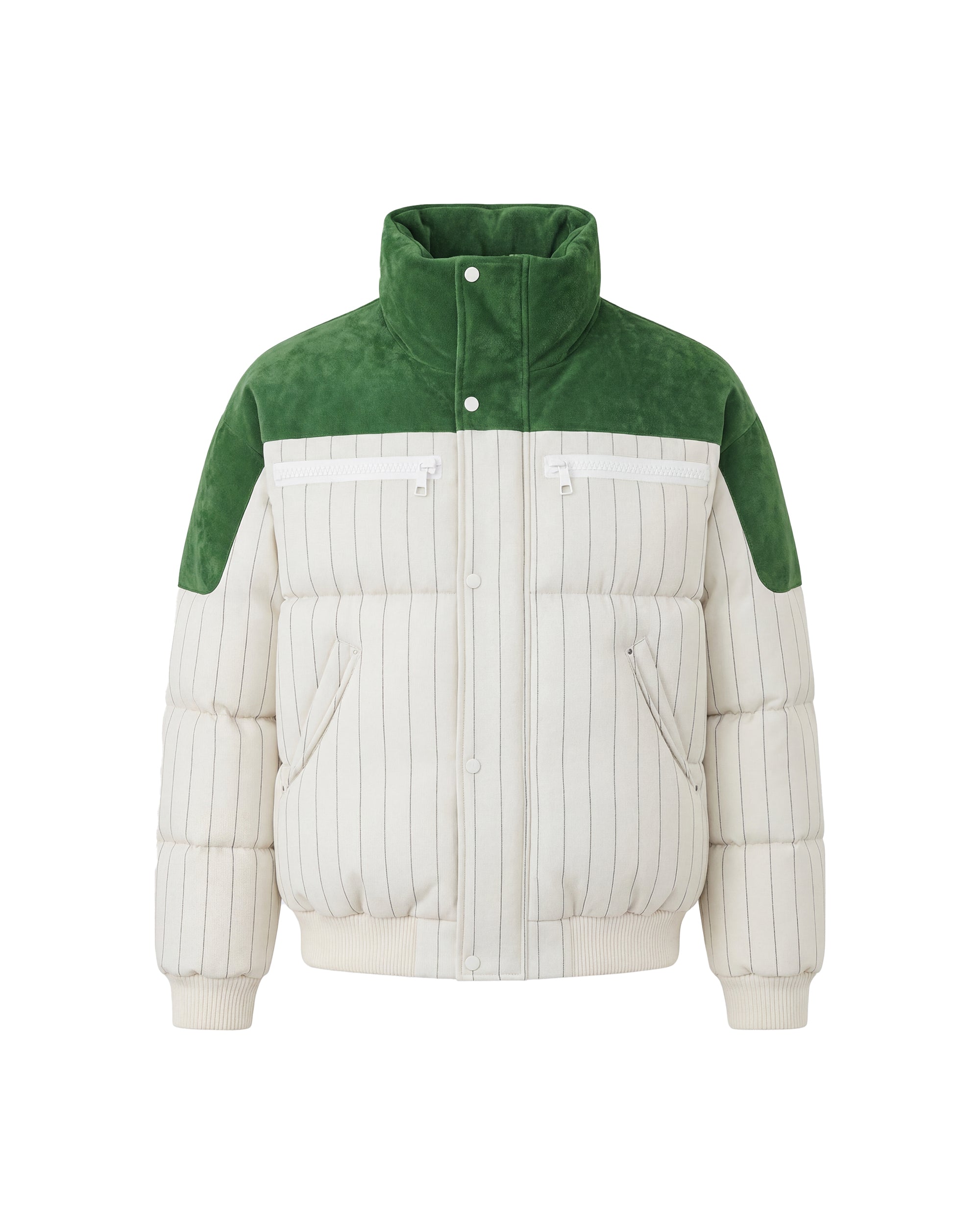 The Verdoux Suede Puffer Jacket