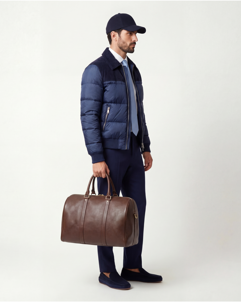 The Armitage Suede Puffer Jacket