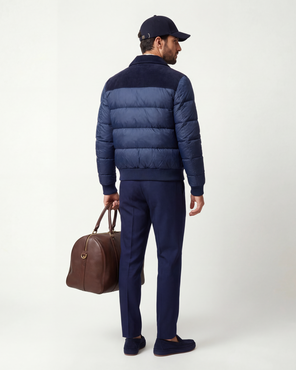 The Armitage Suede Puffer Jacket