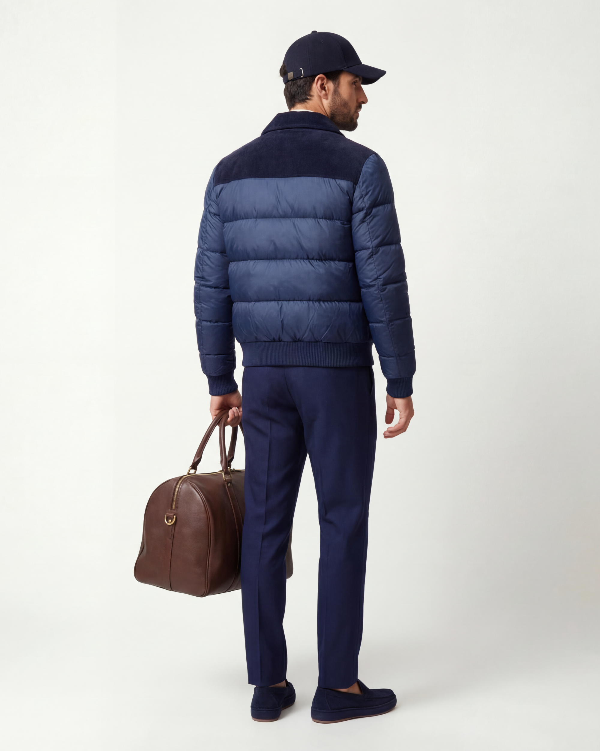 The Armitage Suede Puffer Jacket