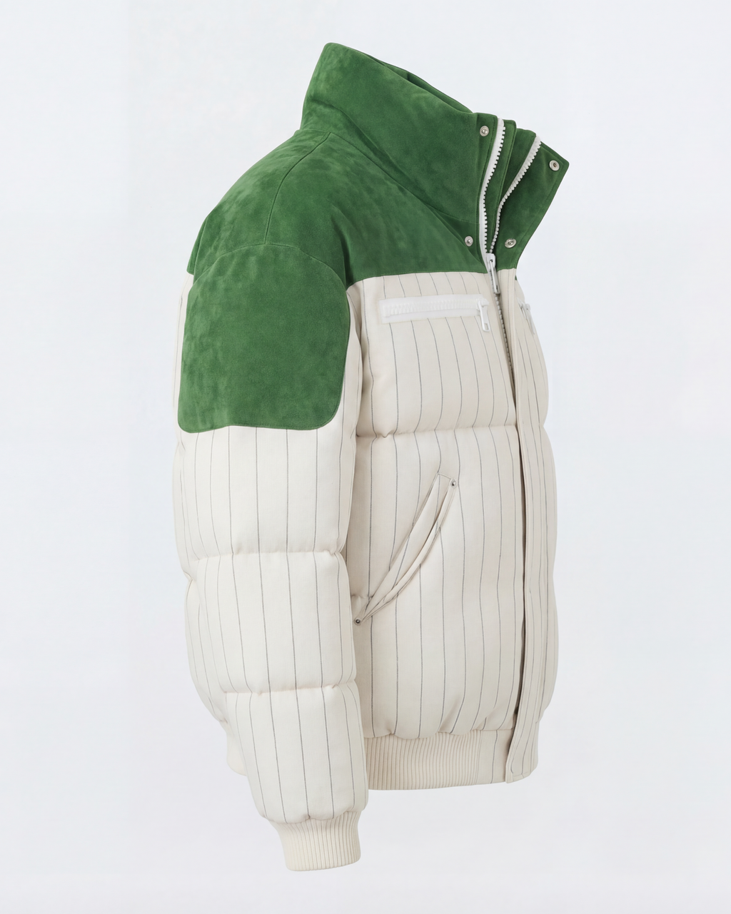 The Verdoux Suede Puffer Jacket