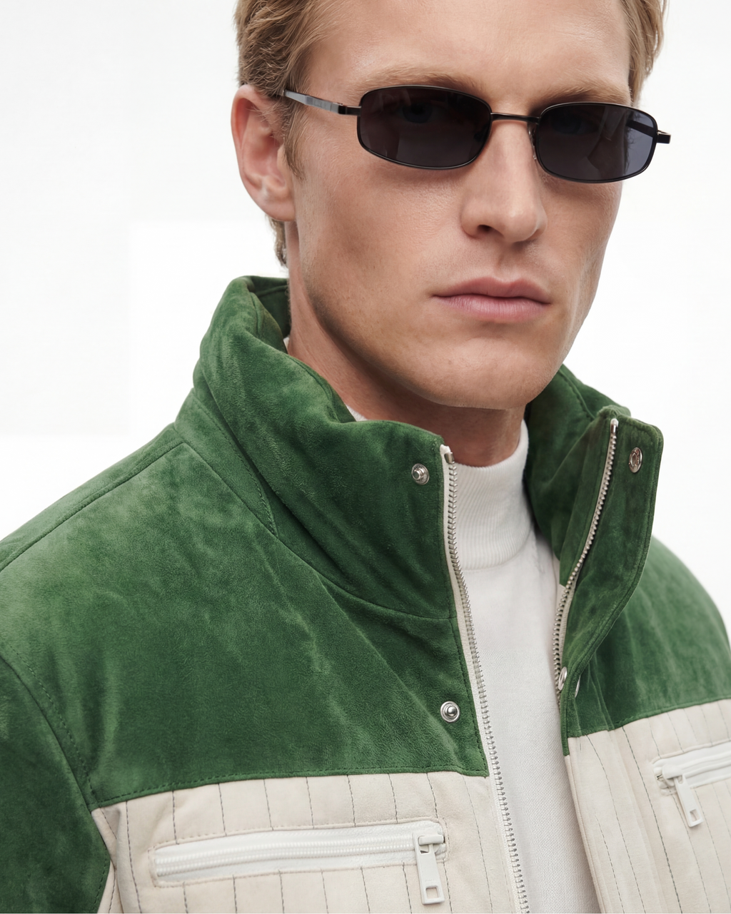 The Verdoux Suede Puffer Jacket