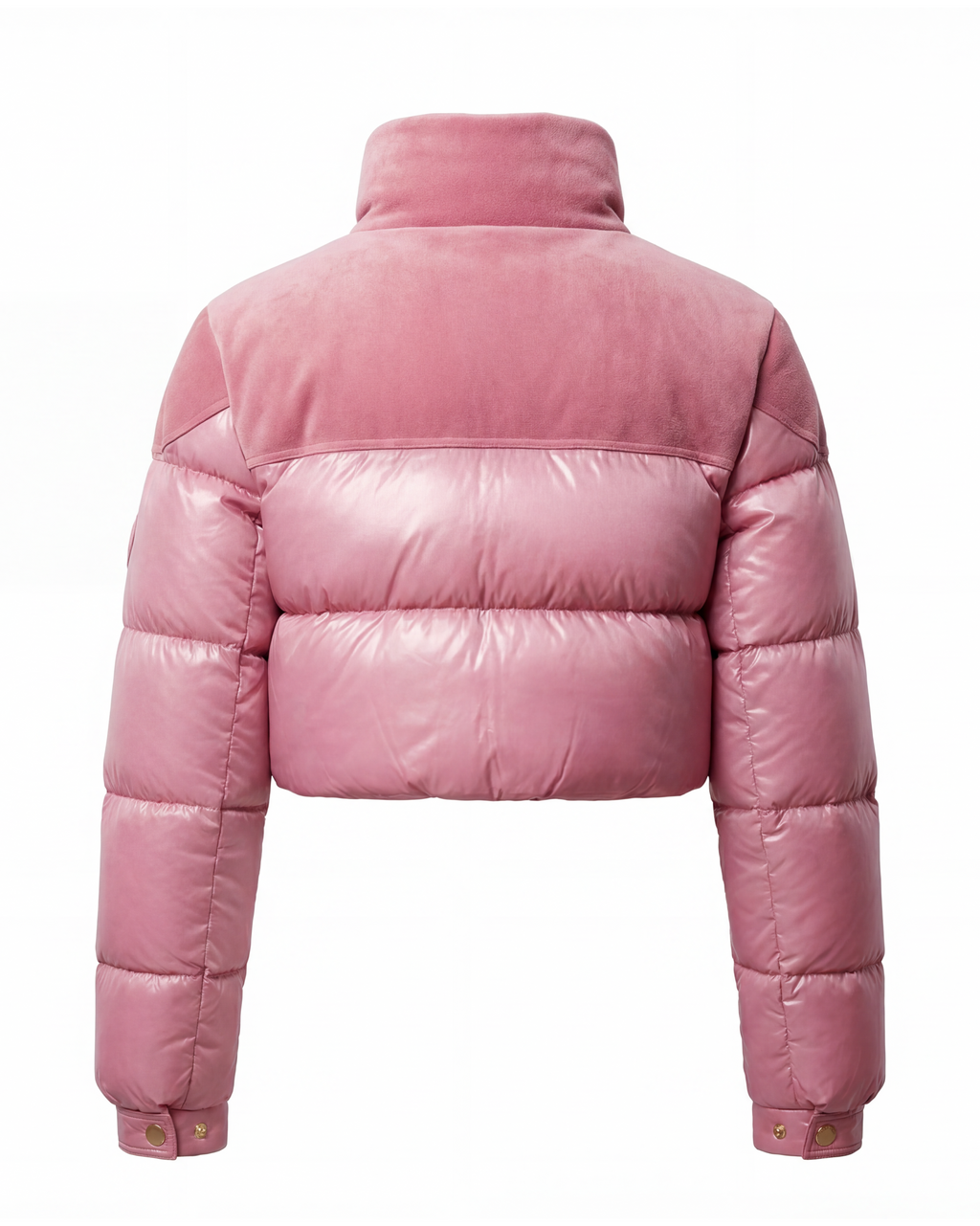 The Rose Eclat Suede Puffer Jacket