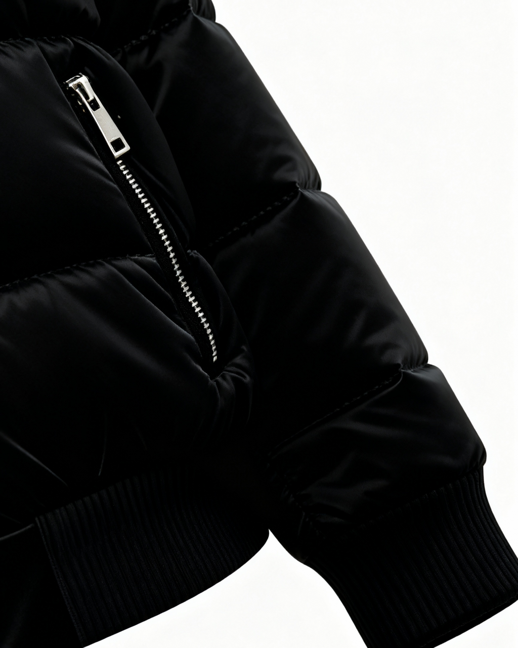 The Eclipse Reign Suede Puffer Jacket