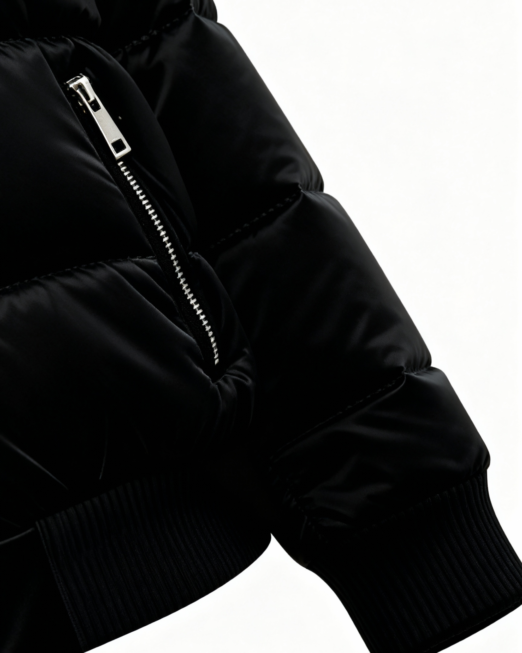 The Eclipse Reign Suede Puffer Jacket