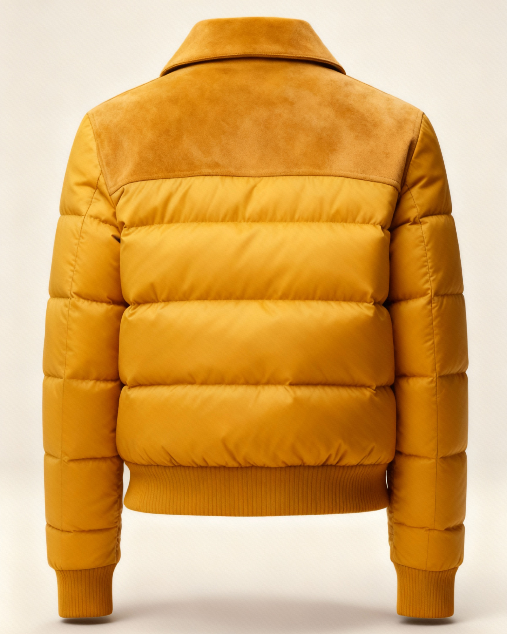 The Aureus Suede Puffer Jacket
