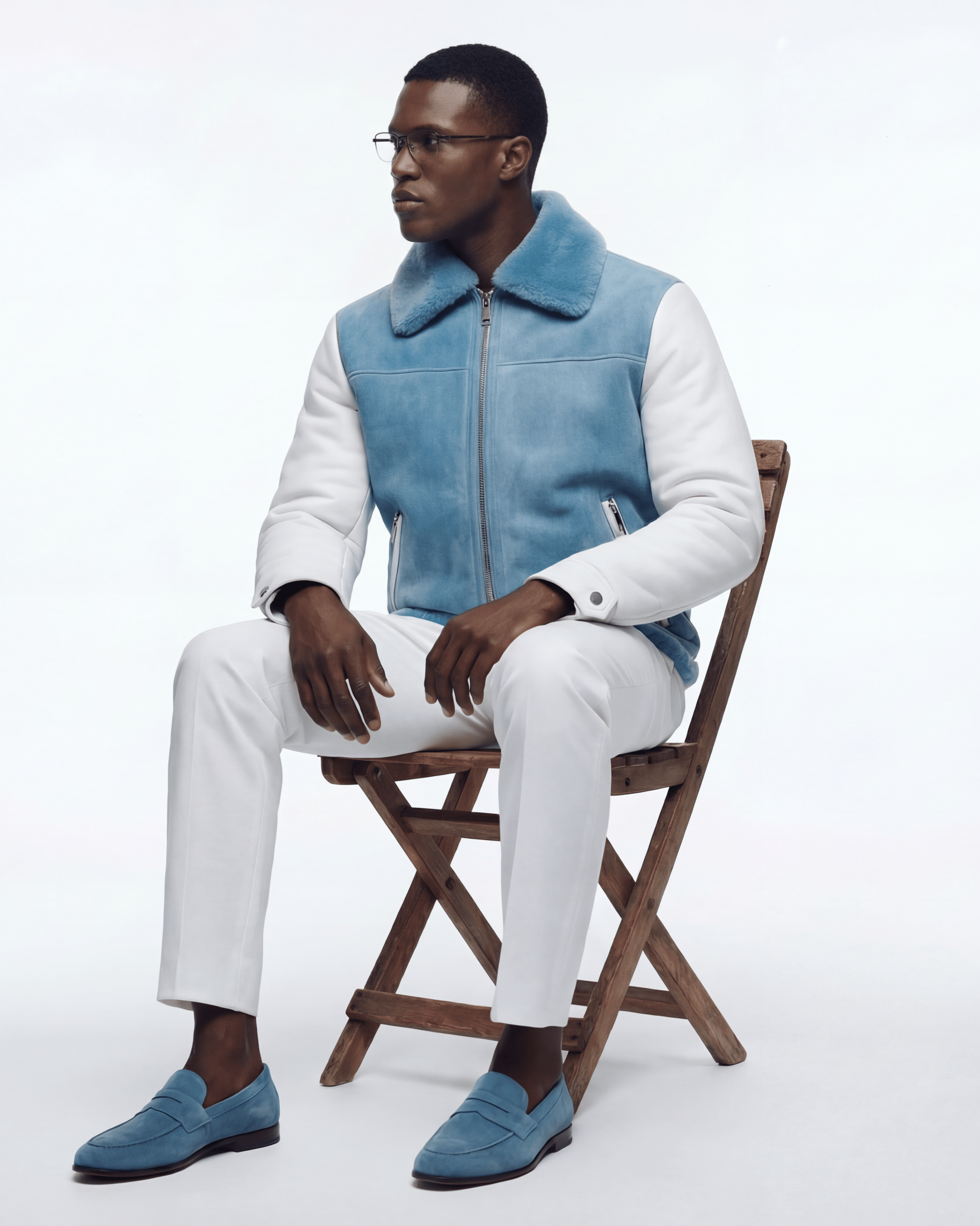 The Monarch Suede Shearling Jacket