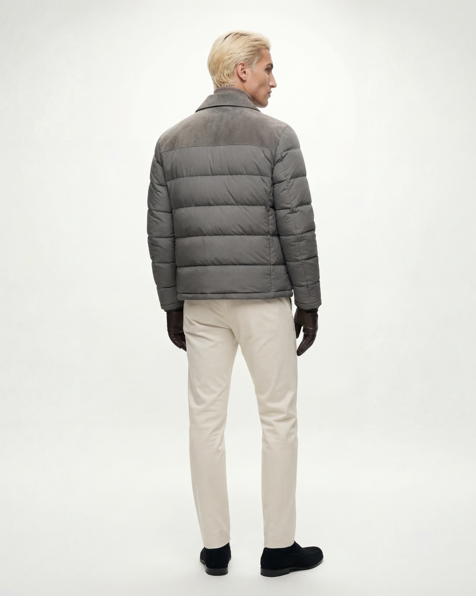 The Ashford Suede Puffer Jacket