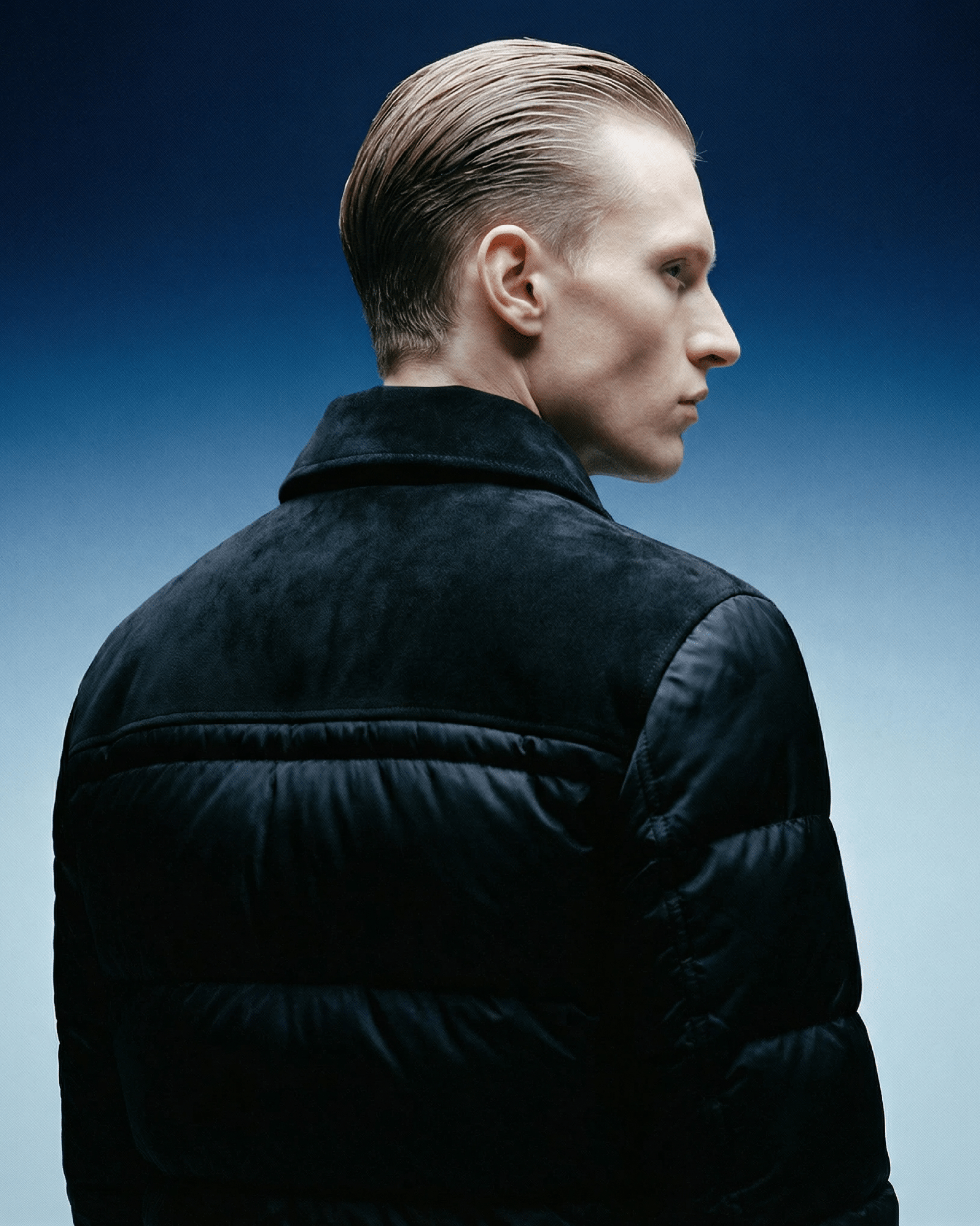 The Eclipse Reign Suede Puffer Jacket