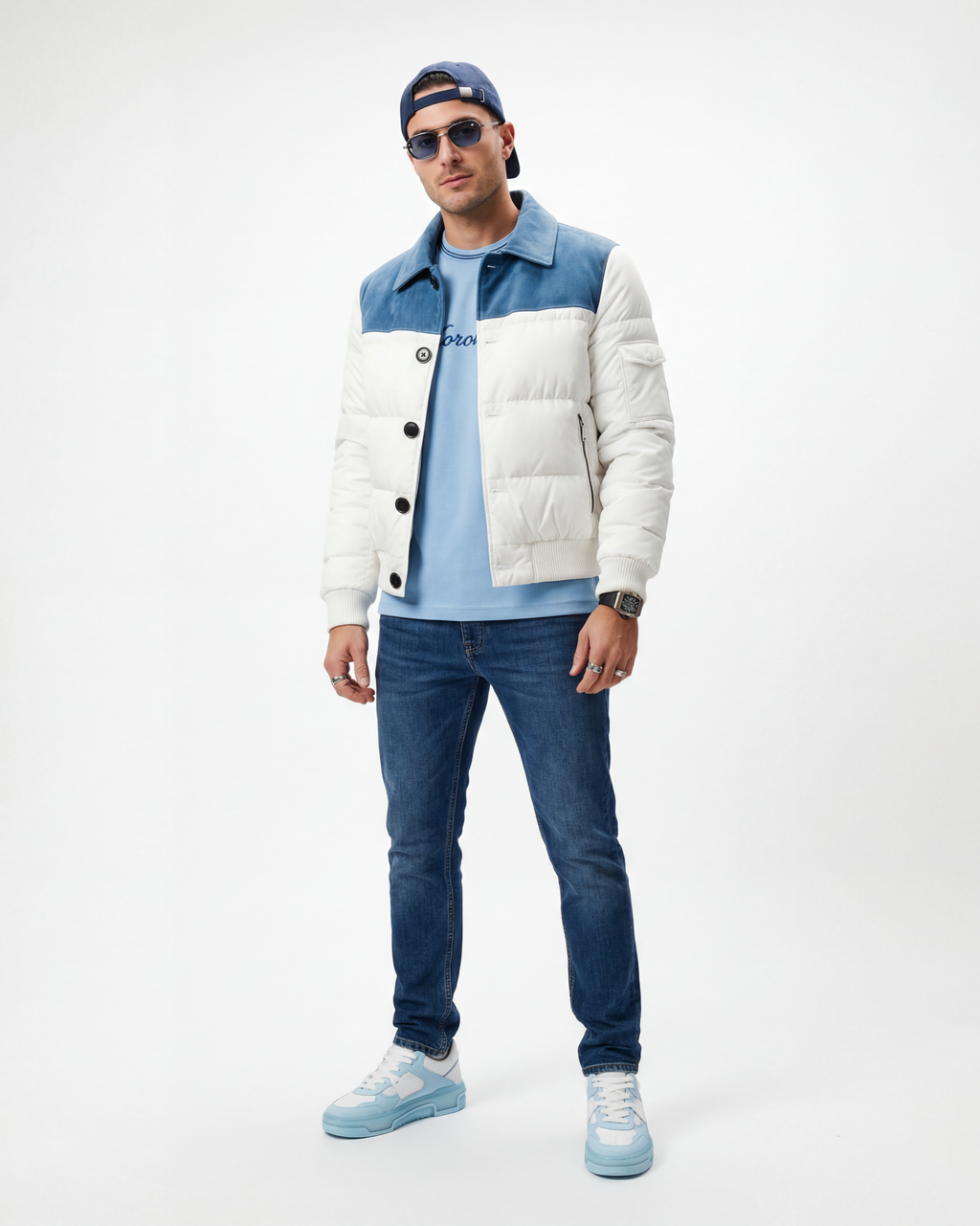 The Glacier Suede Puffer