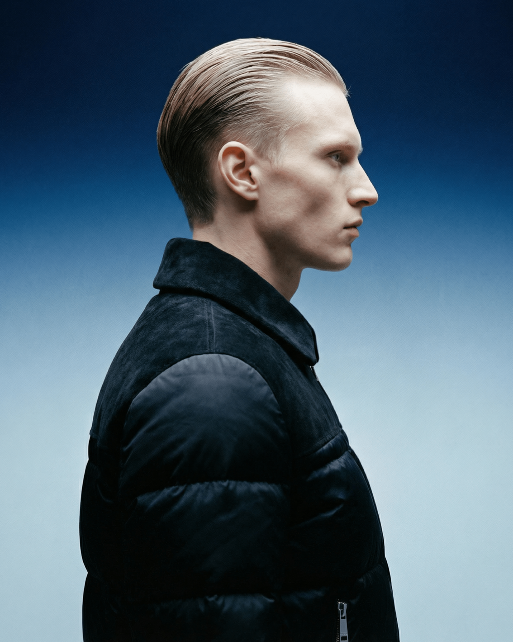 The Eclipse Reign Suede Puffer Jacket