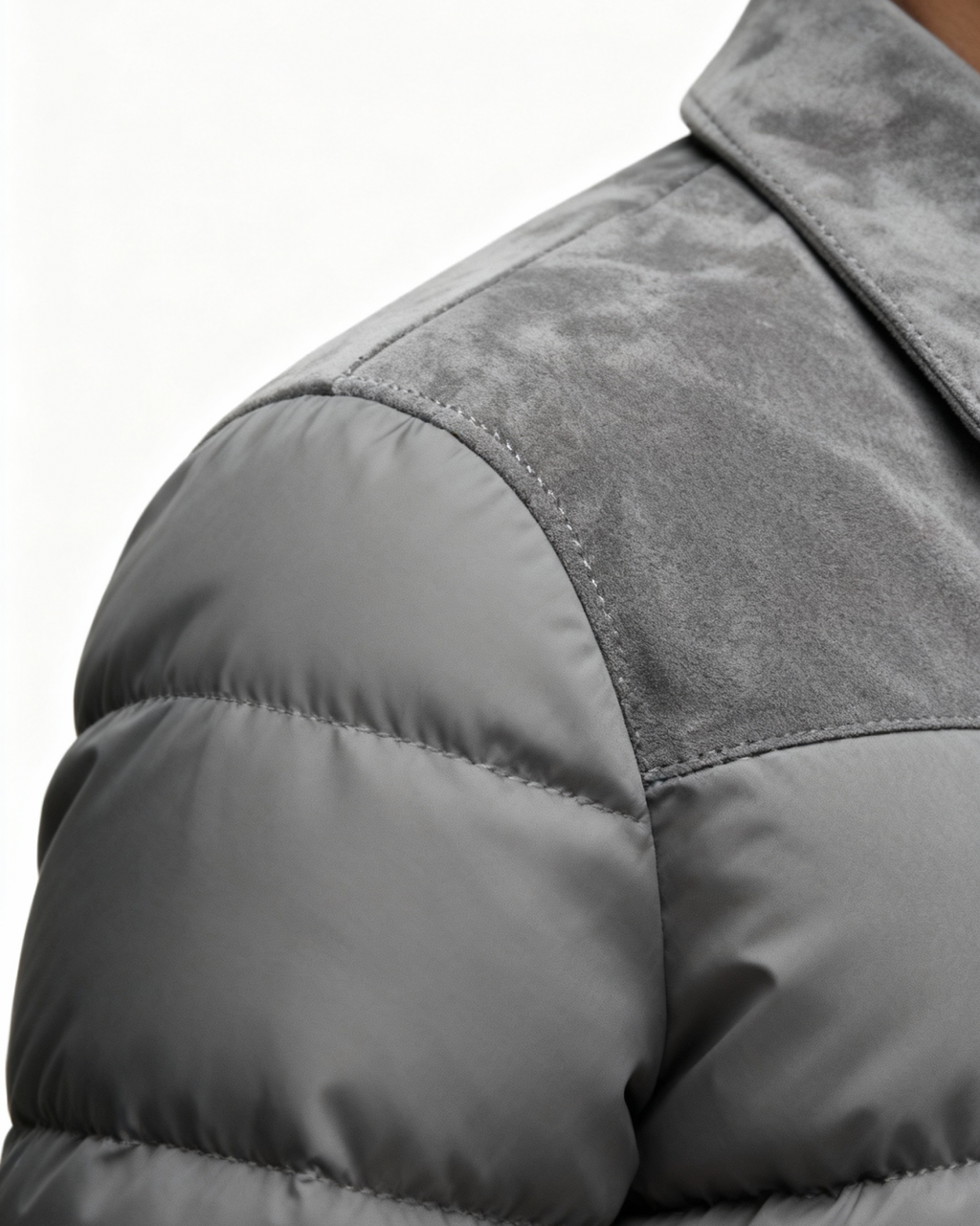 The Ashford Suede Puffer Jacket