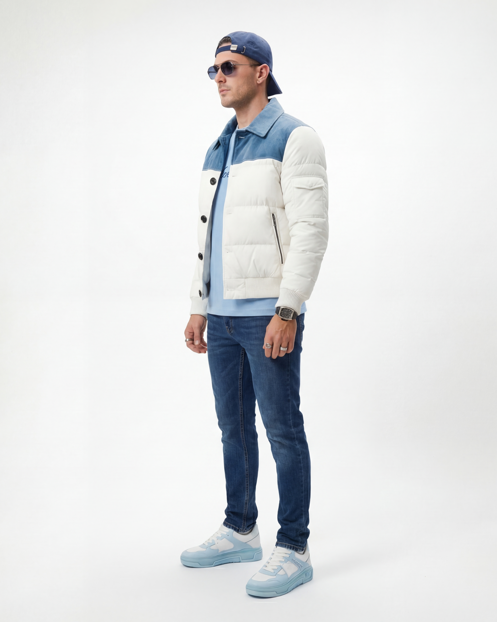 The Glacier Suede Puffer