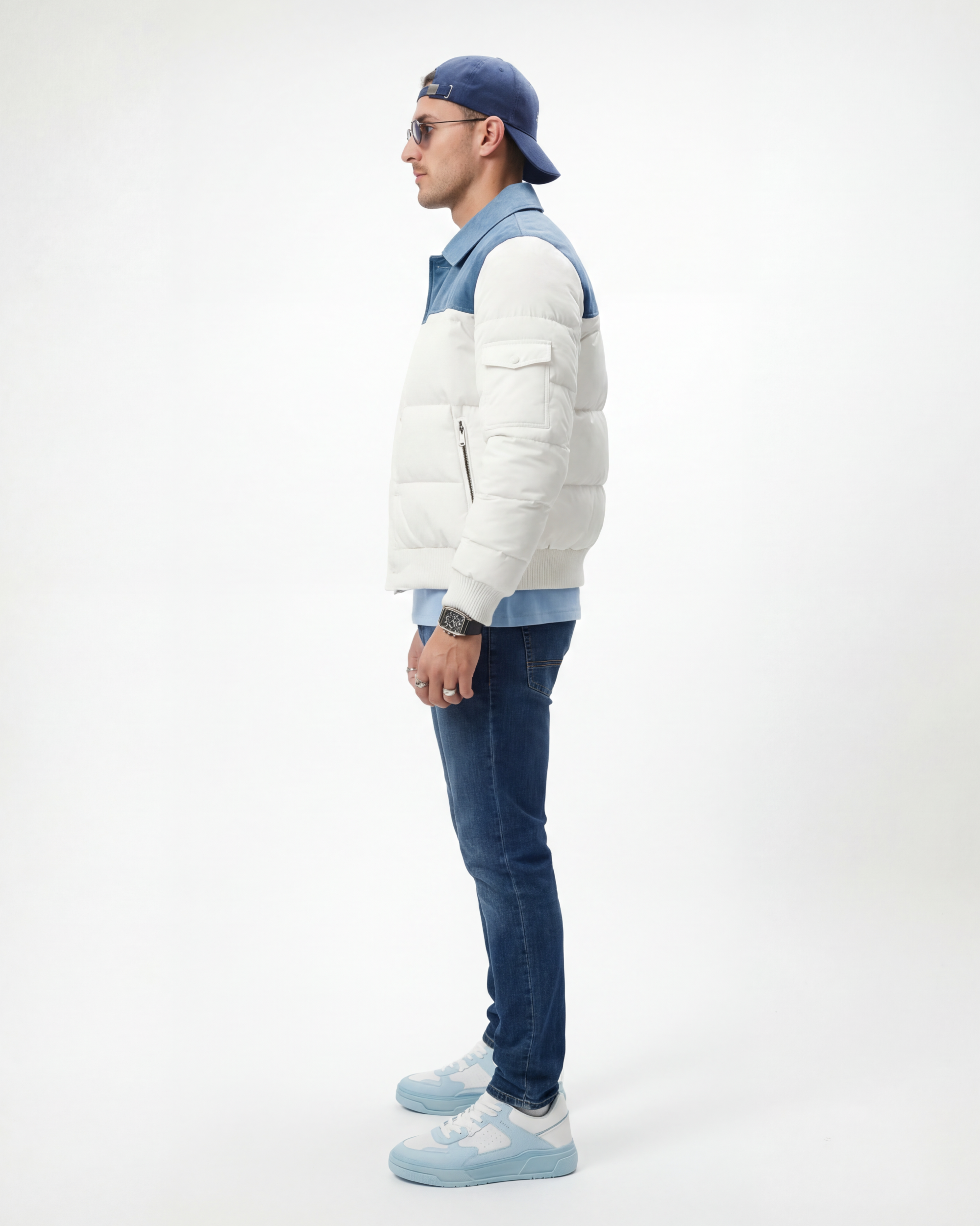 The Glacier Suede Puffer