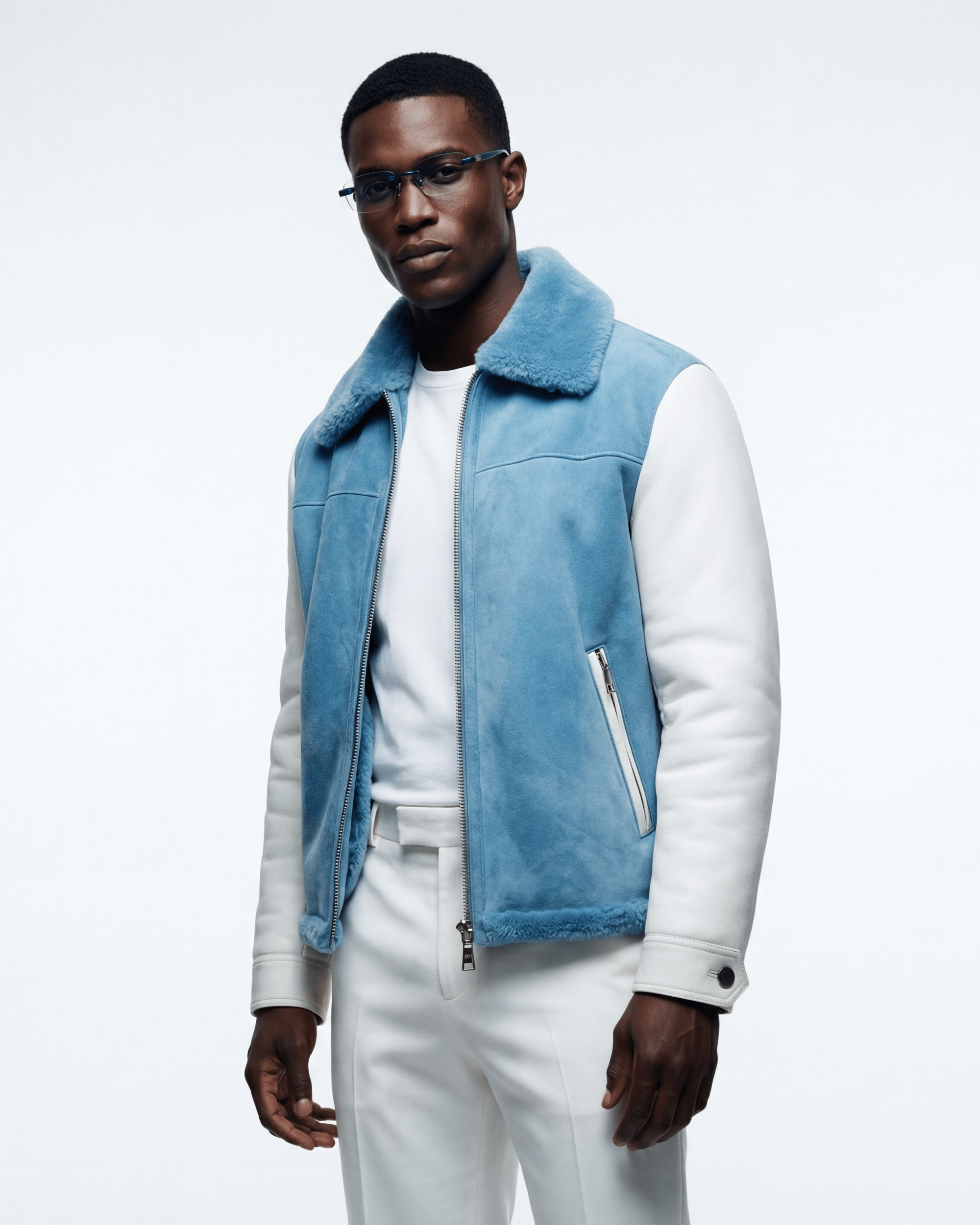 The Monarch Suede Shearling Jacket