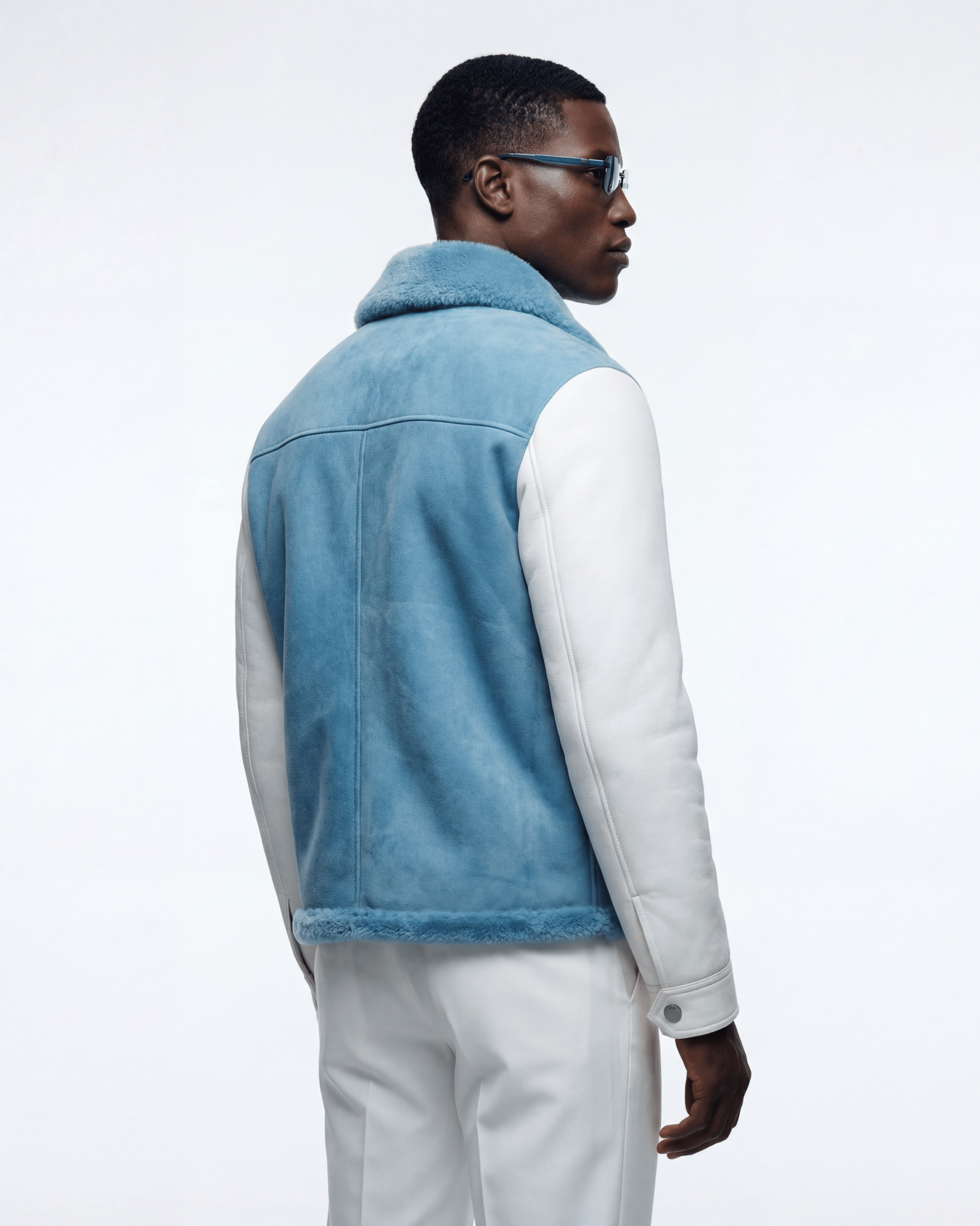 The Monarch Suede Shearling Jacket