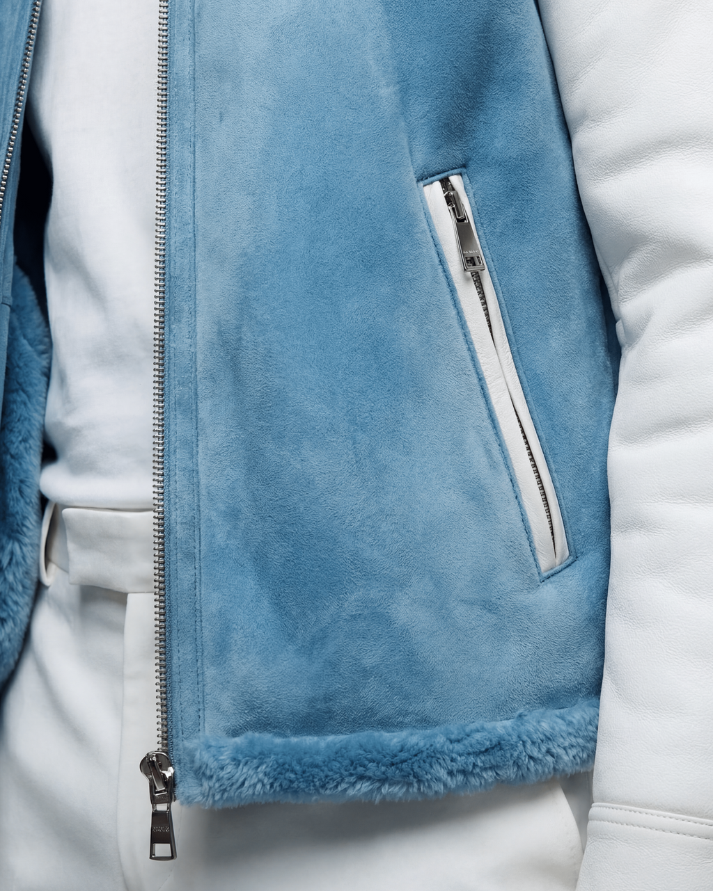 The Monarch Suede Shearling Jacket