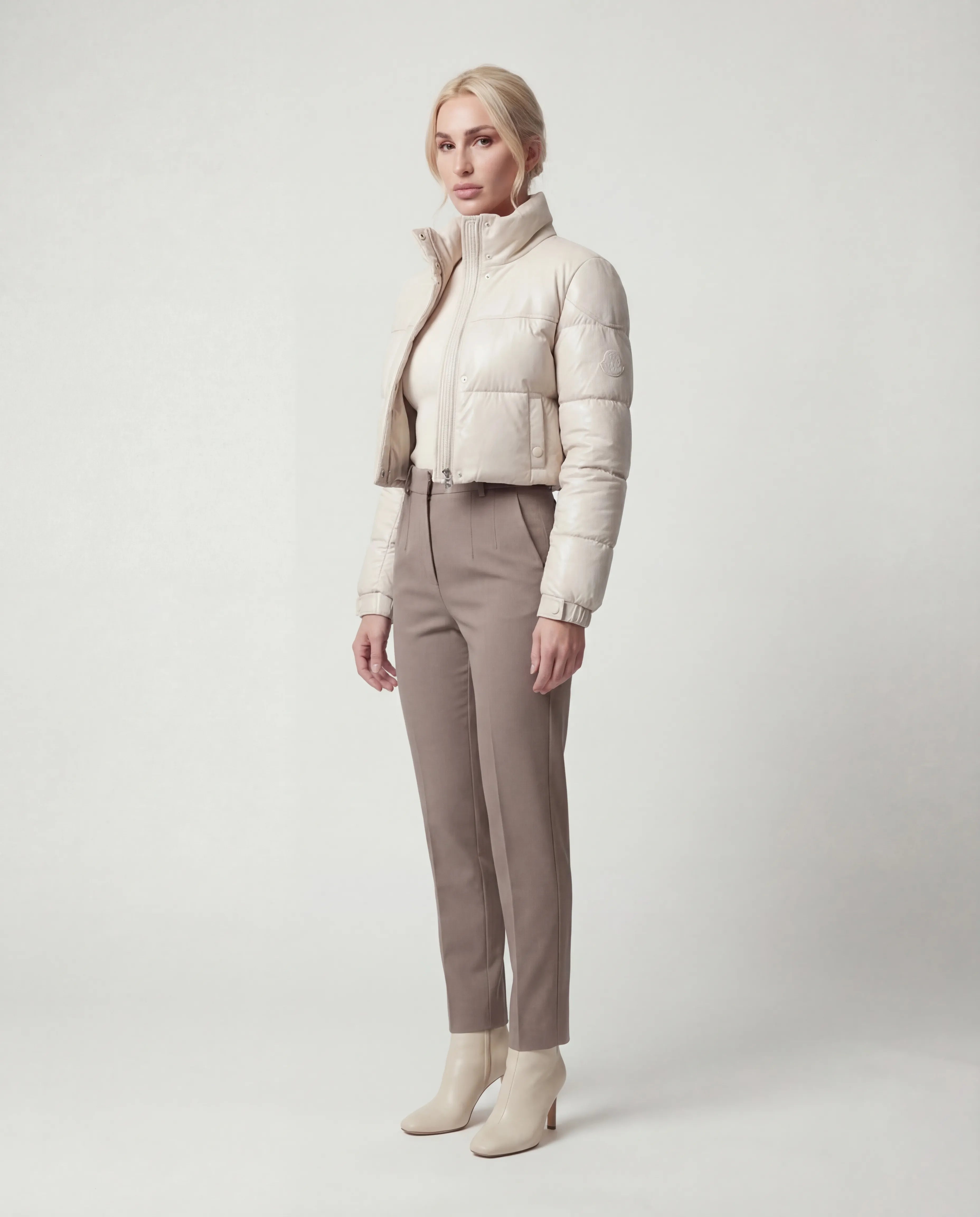 The Blanc Lumière Puffer Jacket