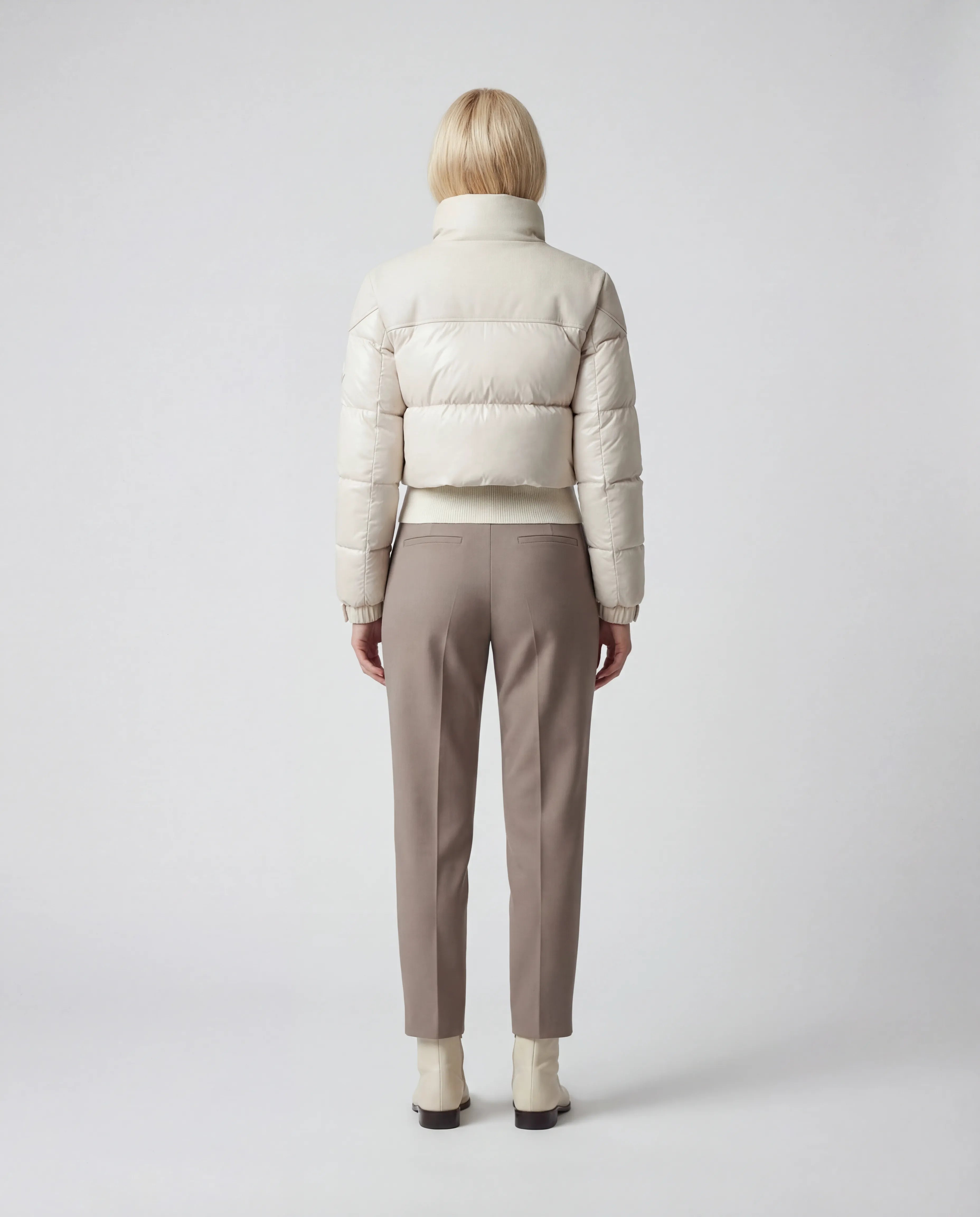 The Blanc Lumière Puffer Jacket