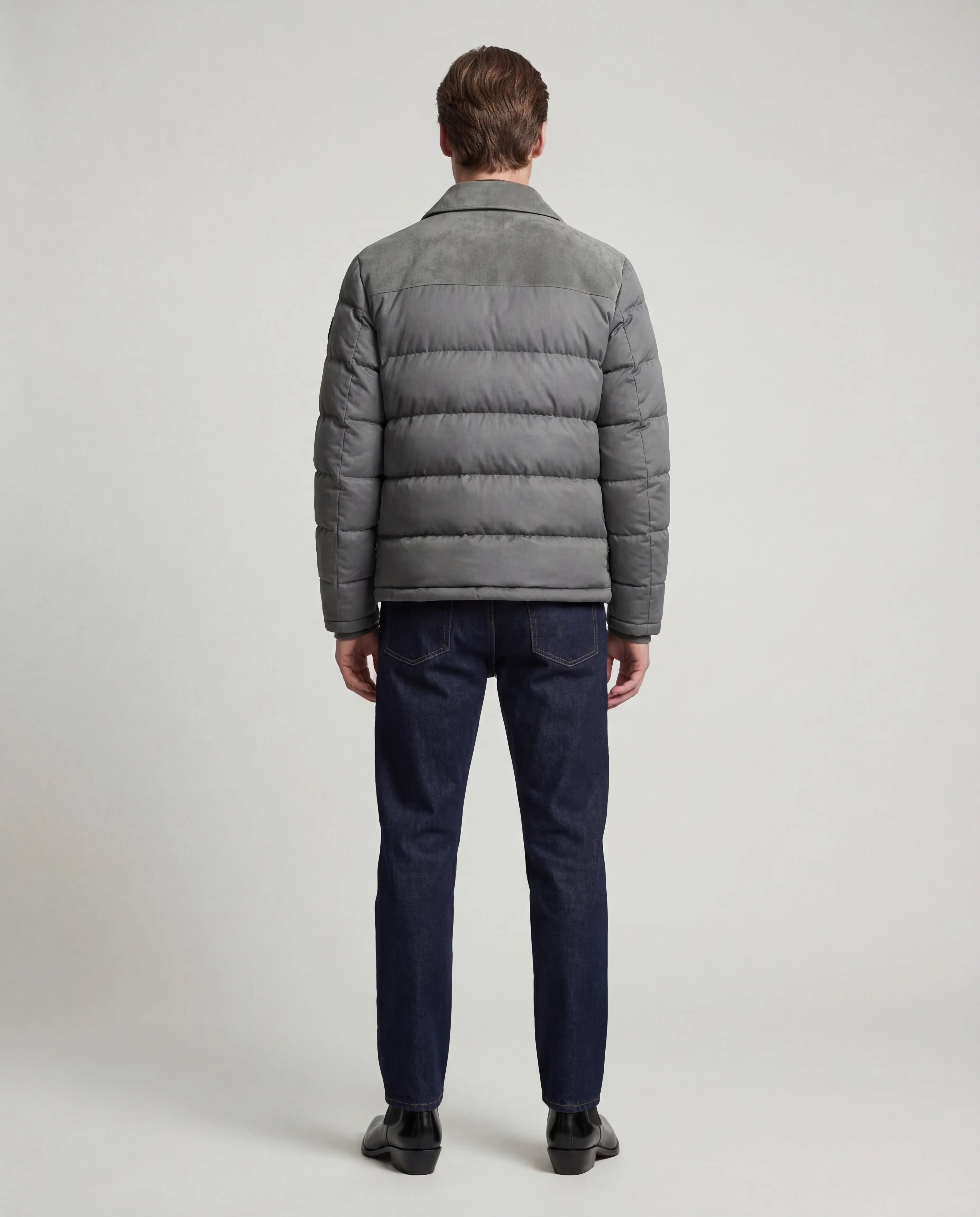 The Ashford Suede Puffer Jacket