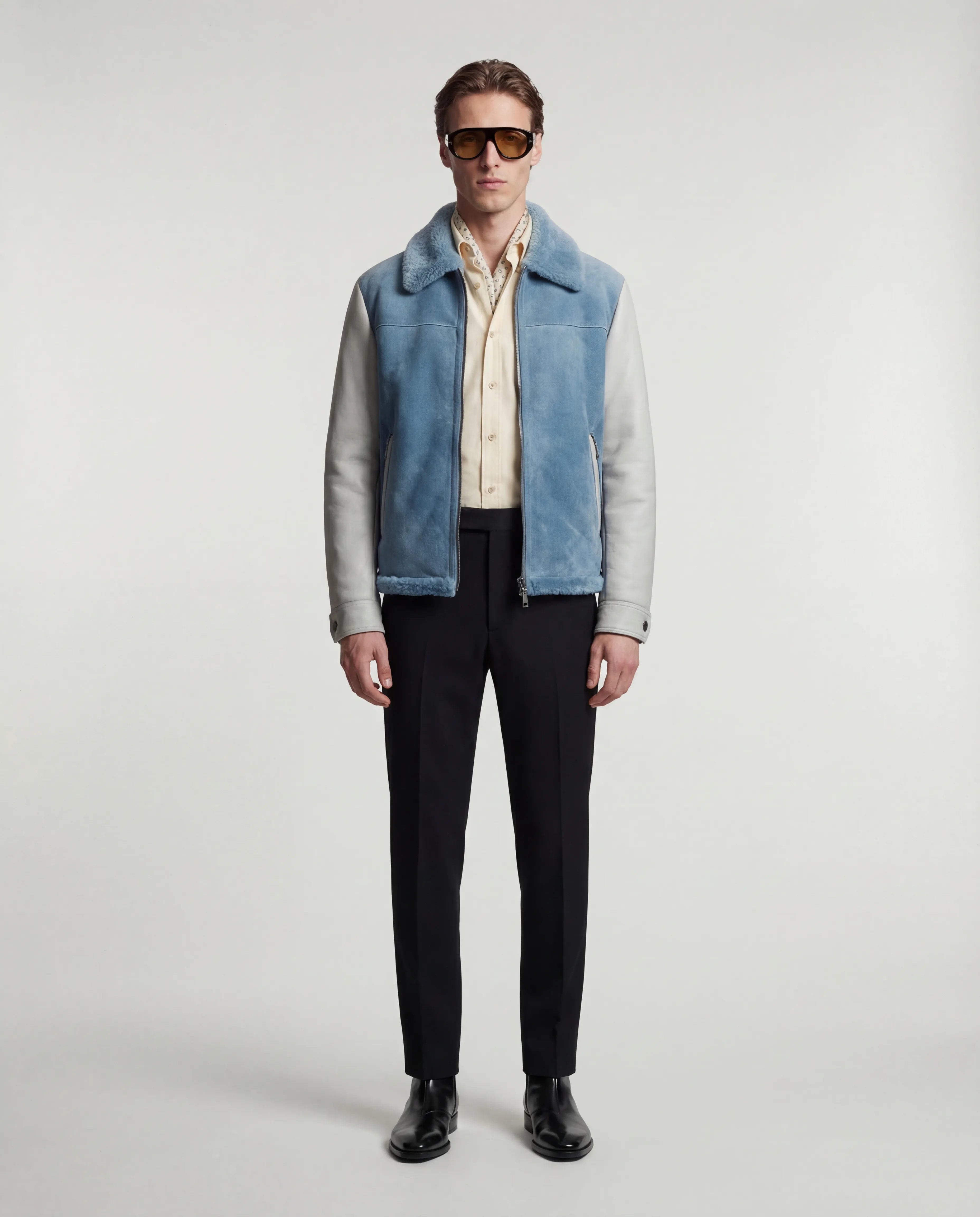 The Monarch Suede Shearling Jacket